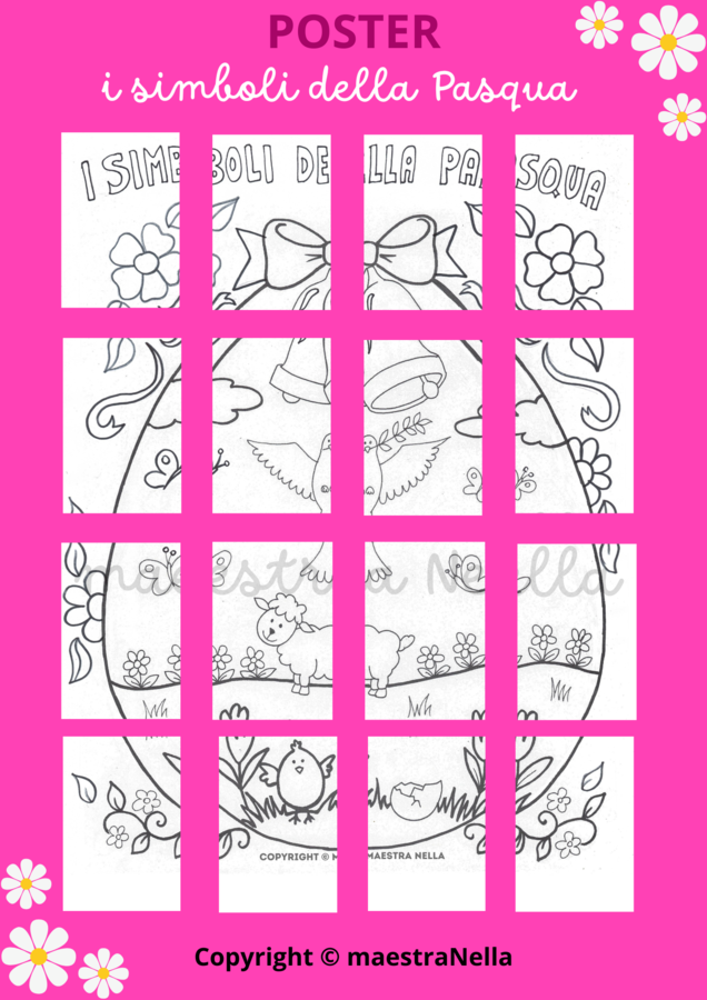 POSTER simboli della Pasqua