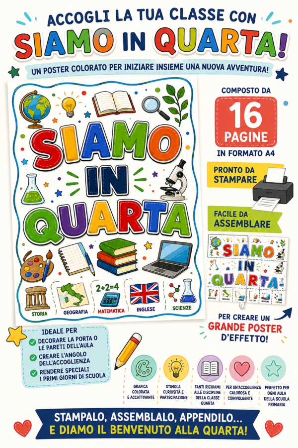 POSTER: SIAMO IN QUARTA