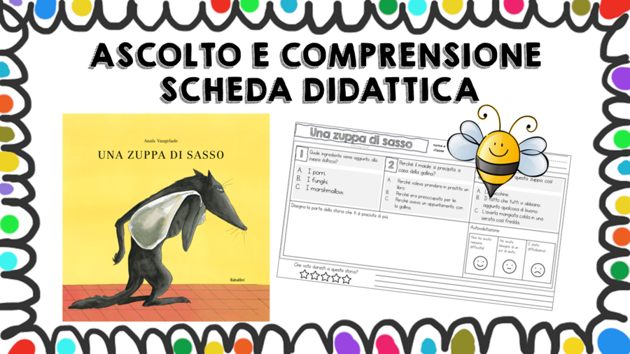 Una zuppa di sasso - scheda didattica comprensione