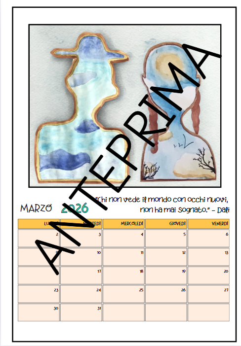 CALENDARIO ARTE – Un viaggio creativo mese per mese (a.s. 26/27)
