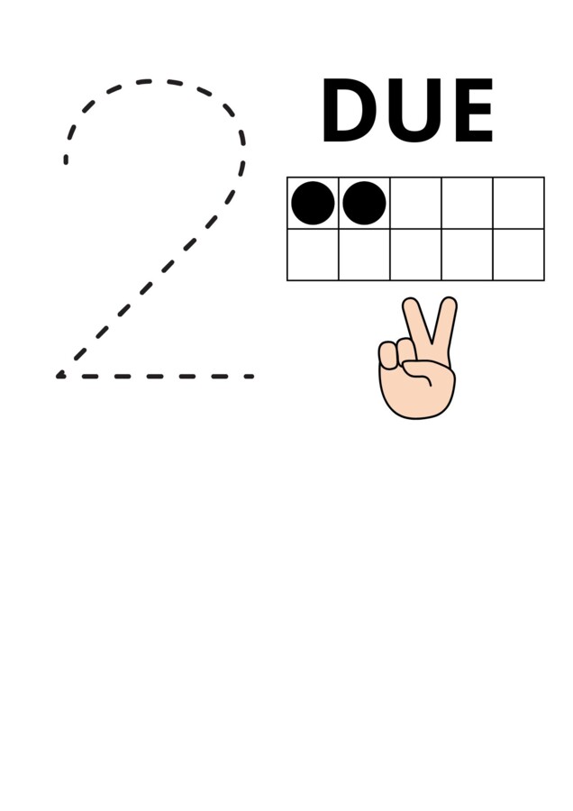 I NUMERI DA 1 A 10