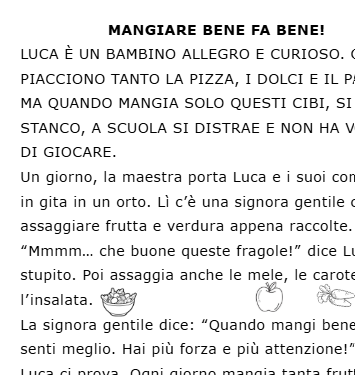 LETTURA E COMPRENSIONE PER TUTTI: Tante schede Didattiche Inclusive e Personalizzate