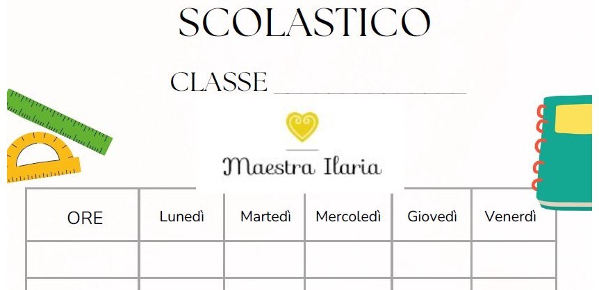 Orario scolastico