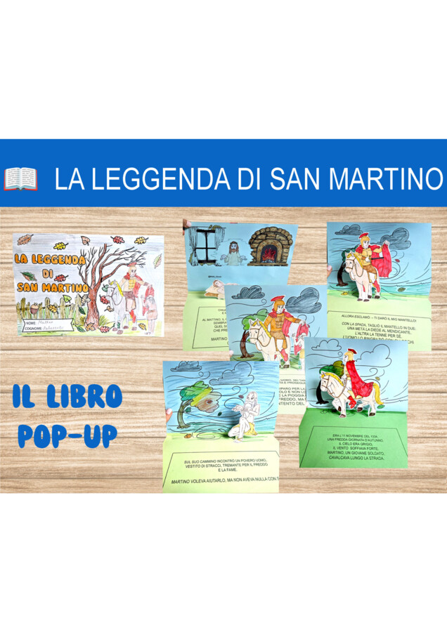 📖 Costruisci il tuo libro pop-up: La Leggenda di San Martino