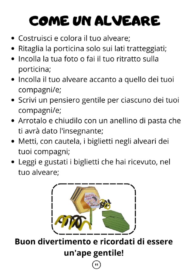 LABORATORIO "COME UN ALVEARE"
