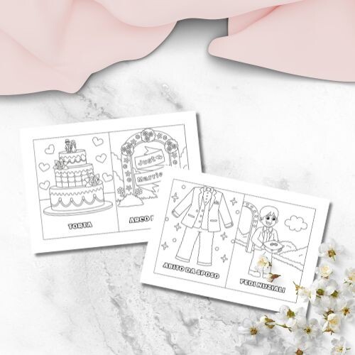Disegni da colorare matrimonio