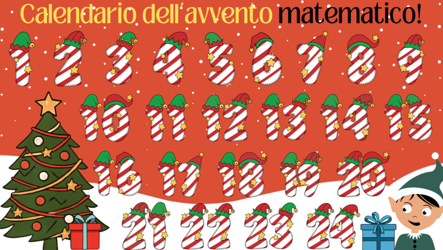 Calendario dell'avvento matematico - classe seconda 2^
