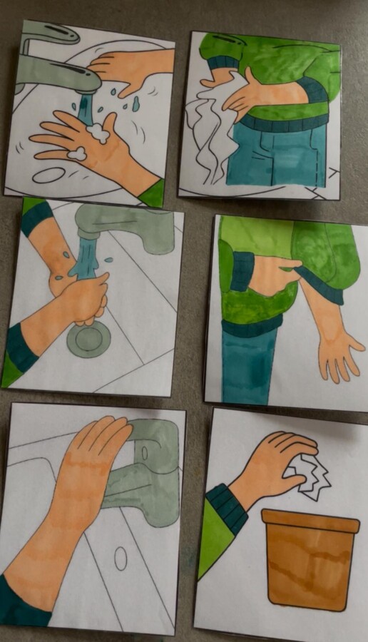 Lavarsi le mani ( Filastrocca / flash card)