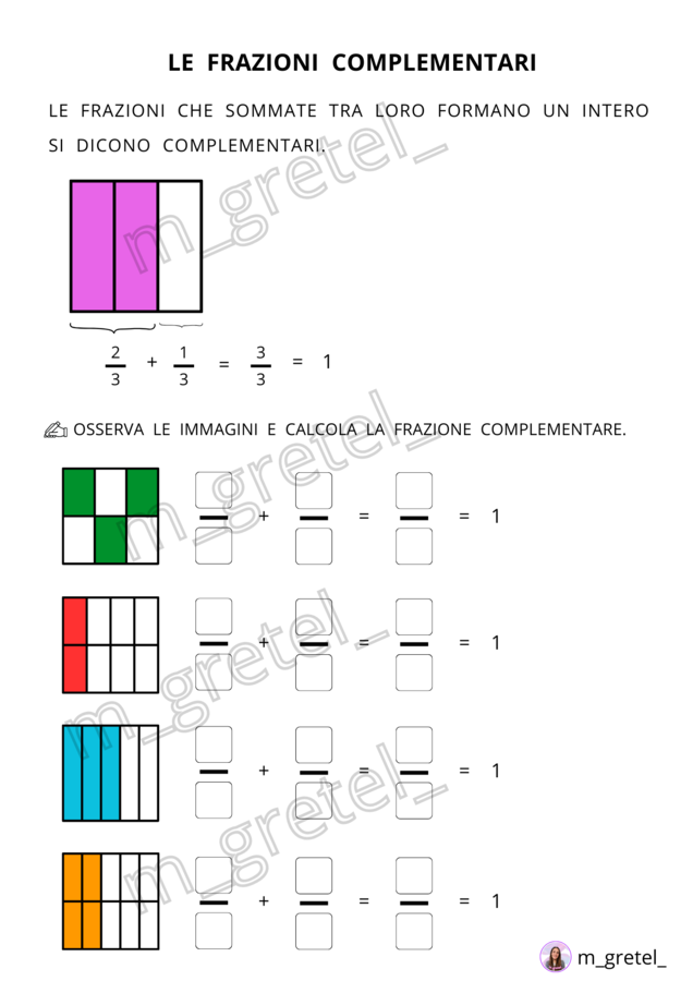 FRAZIONI COMPLEMENTARI