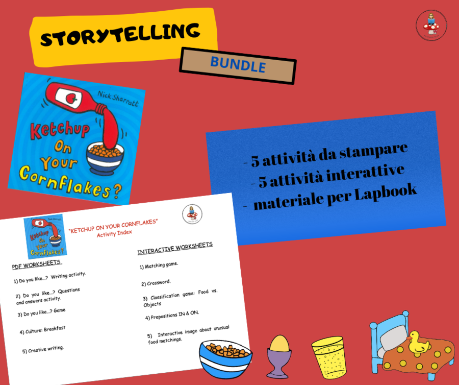 Storytelling bundle "KETCHUP ON YOUR CORNFLAKES"