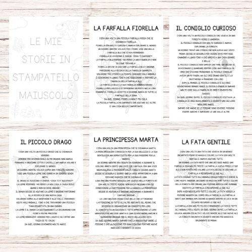 Storie in stampatello maiuscolo