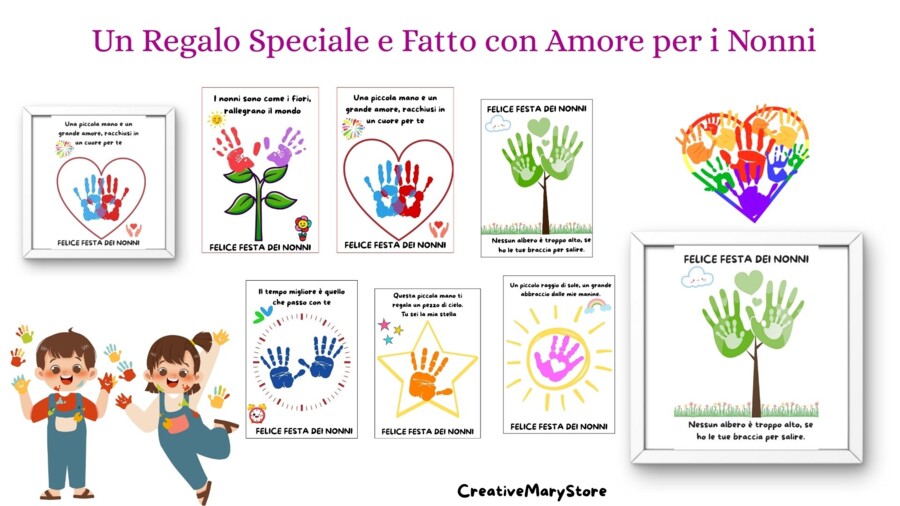Un Regalo Speciale e Fatto con Amore per i Nonni