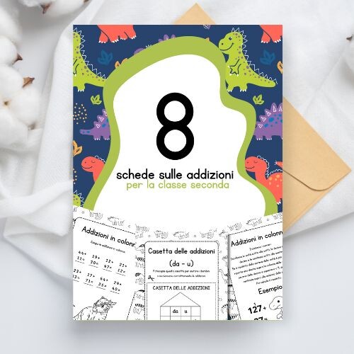Schede didattiche addizioni classe seconda