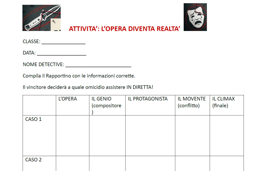 Il Verismo in Musica – Lezione interattiva con attività e gioco finale