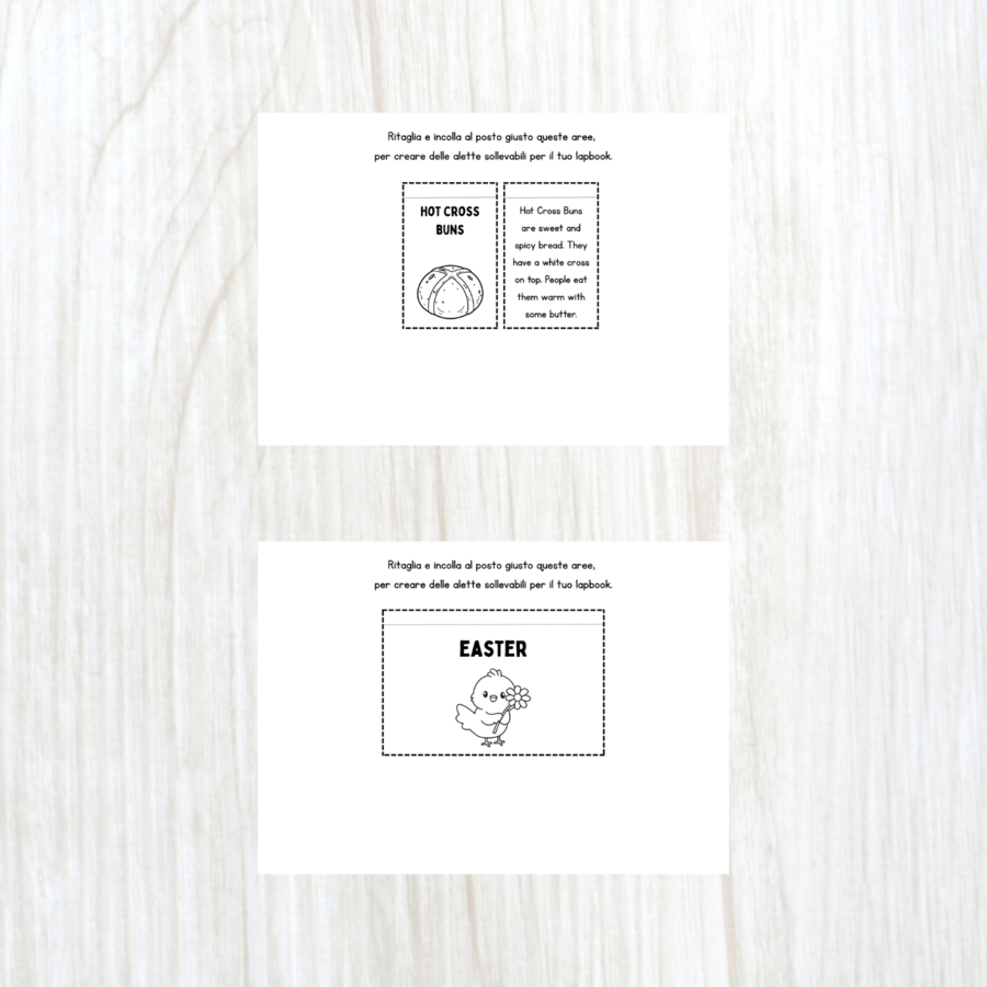 Easter Lapbook - Lapbook di Pasqua in inglese