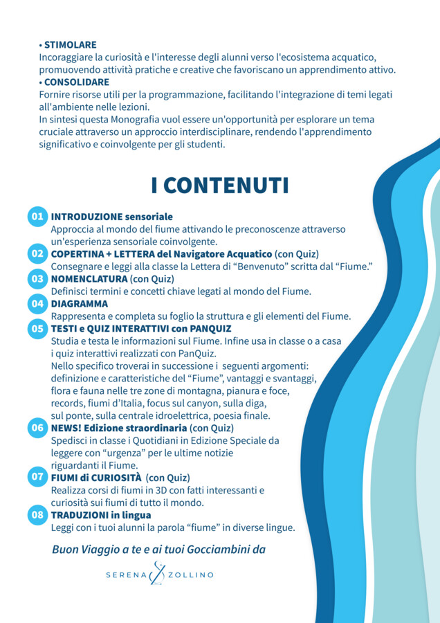 “Viaggio nel Fiume” Estratto TESTI + LIVE.QUIZ