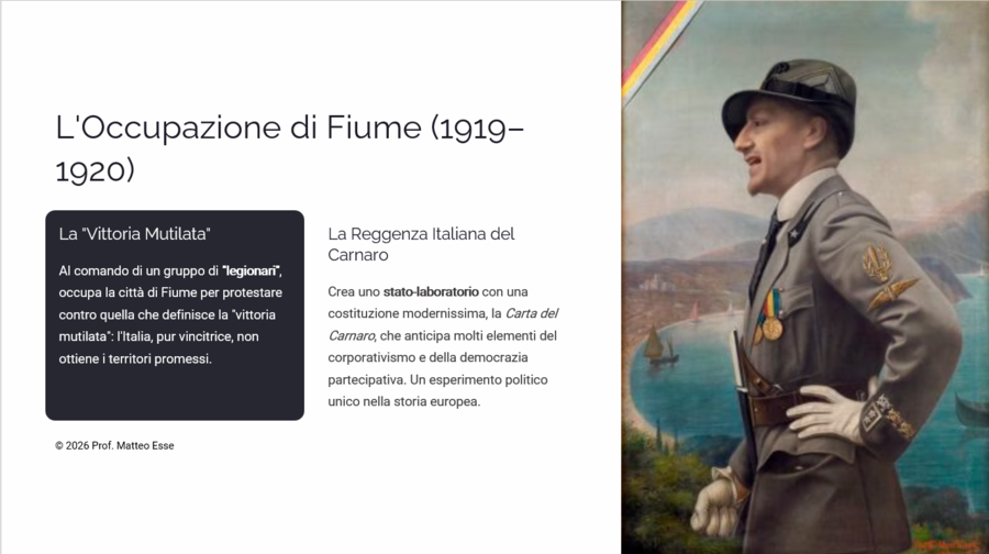 Gabriele d'Annunzio: Una Vita come Opera d'Arte – Modulo Biografico (18 Slide + Verifica)