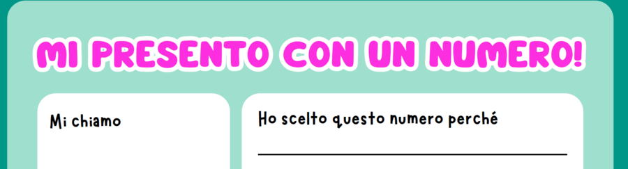 Mi Presento con un Numero
