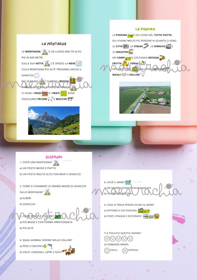 Geografia 🌍 Semplici riassunti intuitivi sui tipi di paesaggio
