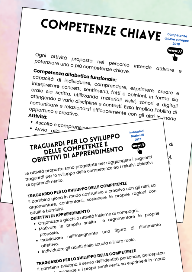 Modulo 5 di "In viaggio verso la scuola primaria con gli albi illustrati": "Un barattolo di emozioni" e "In viaggio"