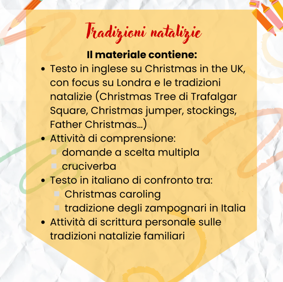 Christmas in the UK e Italia – Lettura, comprensione e confronto interculturale