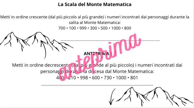I NUMERI FINO A 1000: attività per l'inizio anno in classe 3^ | Ripasso dei numeri fino a 999 e introduzione al concetto di migliaia