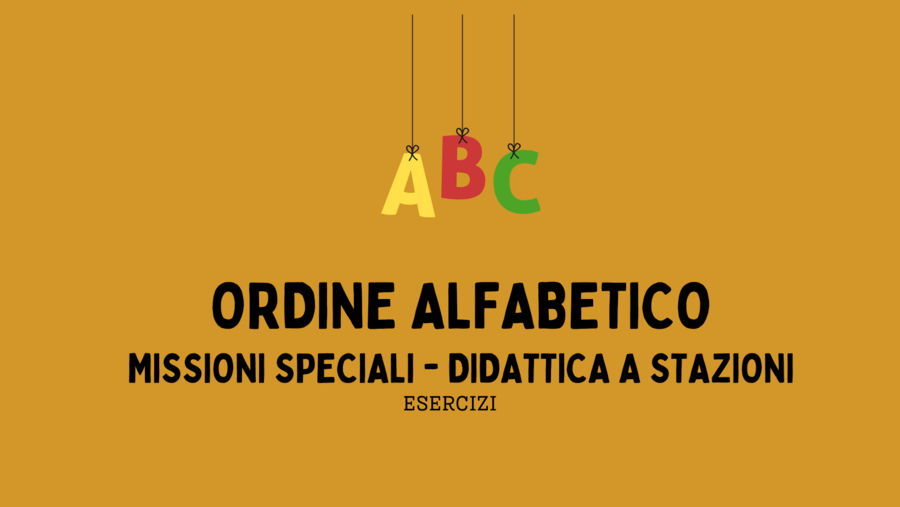 ORDINE ALFABETICO A STAZIONI