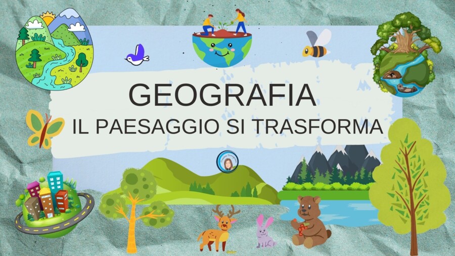 Geografia classe terza. Il paesaggio si trasforma.