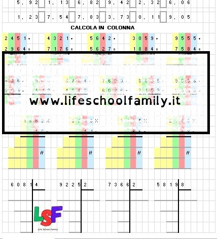 XLS operazioni 3/4 primaria CASUALE