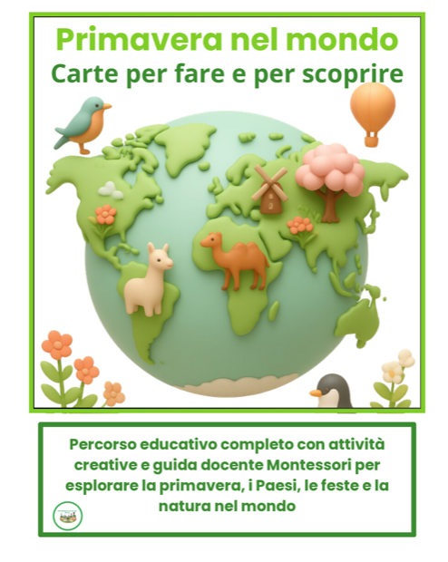 Primavera nel mondo: carte, attività didattiche, geografia e intercultura- bambini (5-8 anni)