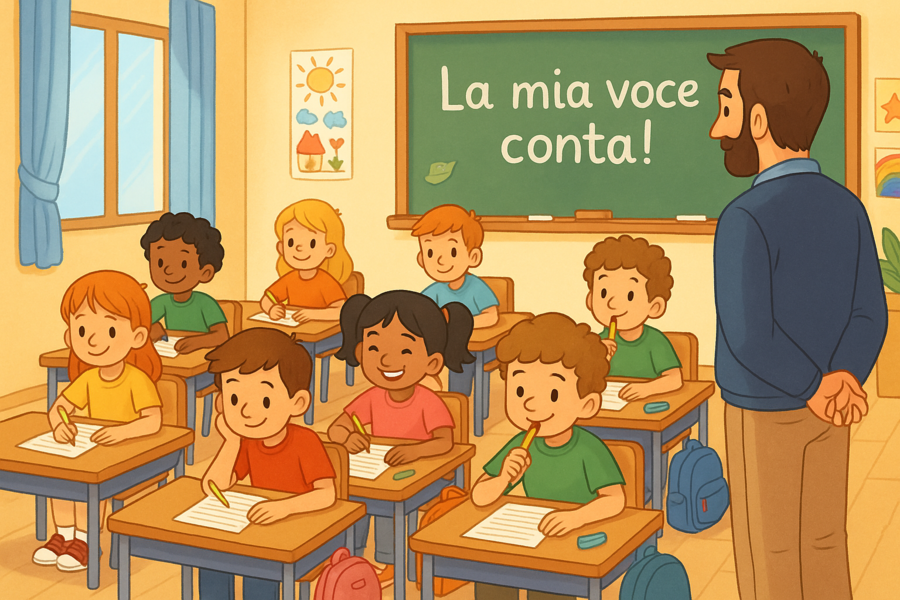 “La mia voce conta!” – Questionario per valutare il maestro