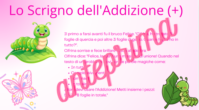 Le Parole Magiche della Matematica: 12 Racconti e Attività sui Problemi (Addizione, Sottrazione, Moltiplicazione, Divisione)