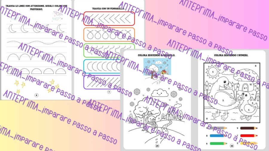 Libro di pregrafismo per tutto l'anno