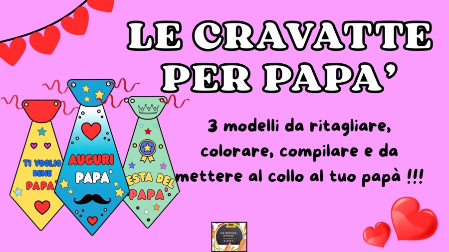 KIT 3 CRAVATTE PER IL PAPA'