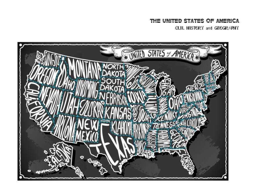 Materiale didattico - the USA (CLIL: History and Geography)