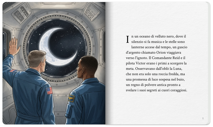 RISE "Missione Artemis2" STORYBOOK+PAPERSQUISHY
