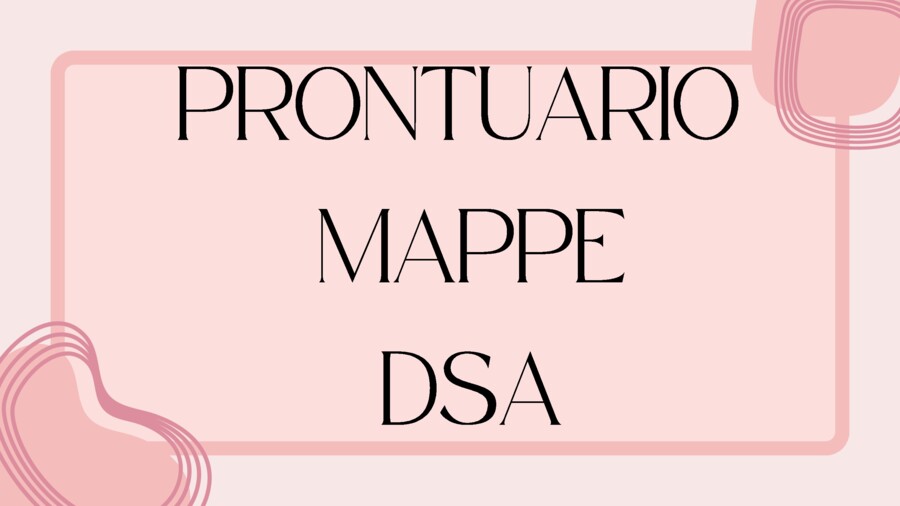 PRONTUARIO MAPPE CONCETTUALI DSA