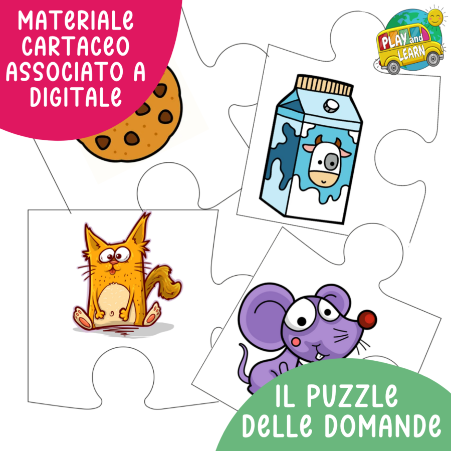 IL PUZZLE DELLE DOMANDE - MATERIALE CARTACEO