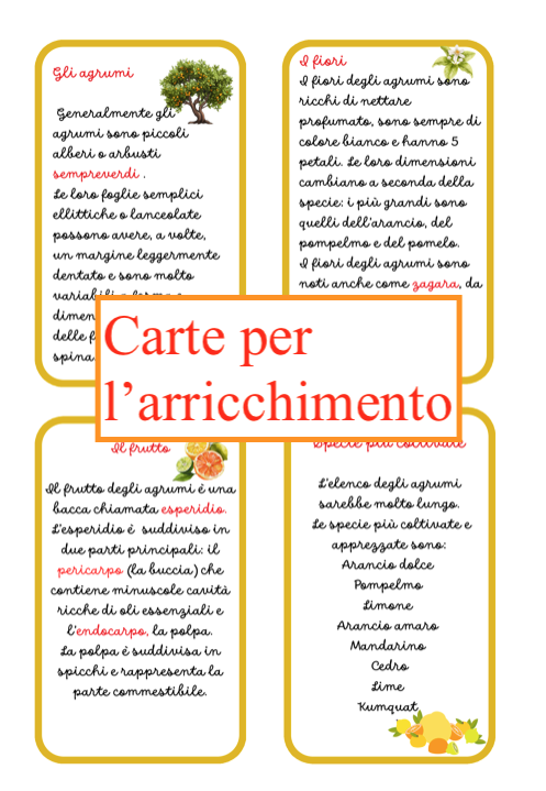 Nomenclatura degli agrumi