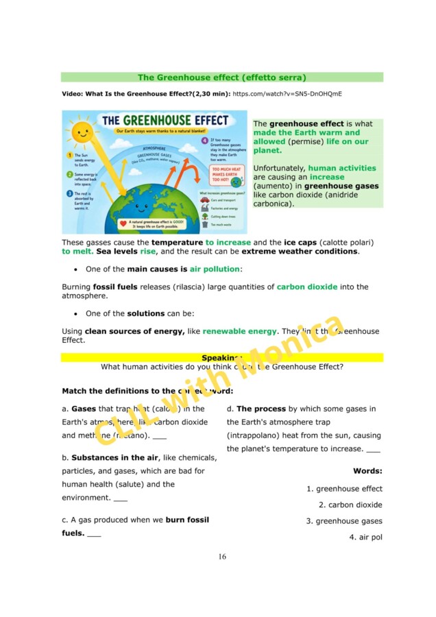 CLIL Geography classe 4^