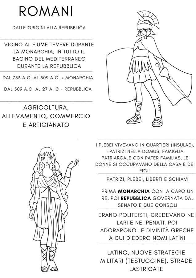 Mappe attive di storia - classe 5°