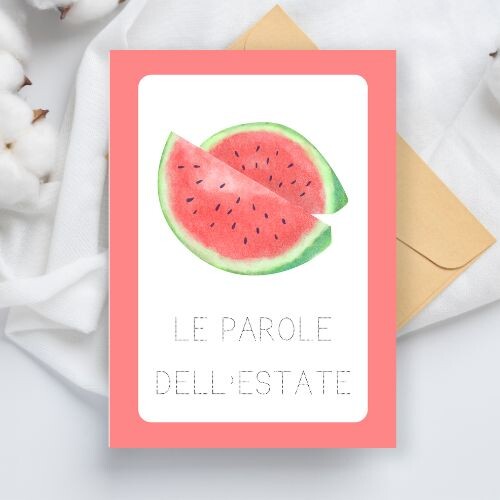 Le parole dell’estate – Pregrafismo scuola dell’infanzia