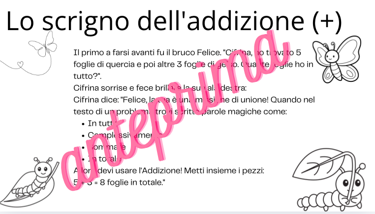 Le Parole Magiche della Matematica: 12 Racconti e Attività sui Problemi (Addizione, Sottrazione, Moltiplicazione, Divisione)