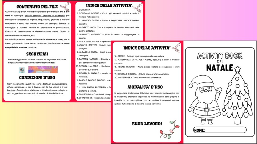 Il mio primo libricino del Natale: 20 schede