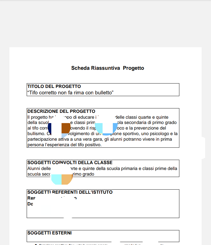 Progetto educazione motoria scuola primaria