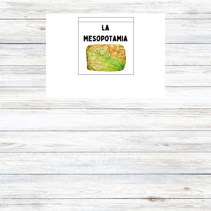Lapbook sui Sumeri in PDF - Classe quarta