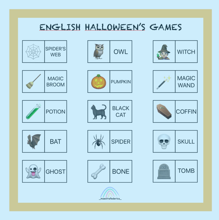 Giochi di Halloween in inglese