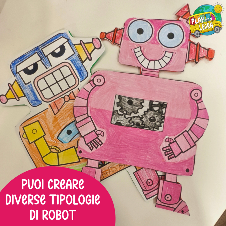 ATTIVITà: COSTRUISCI UN ROBOT CON I DADI