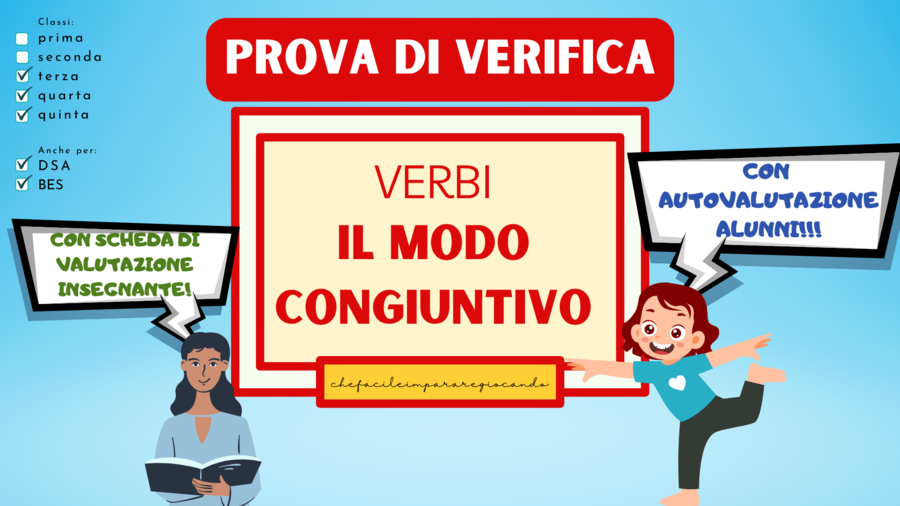 PROVA DI VERIFICA: IL MODO CONGIUNTIVO