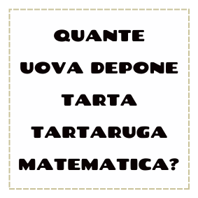 TARTA TARTARUGA MATEMATICA